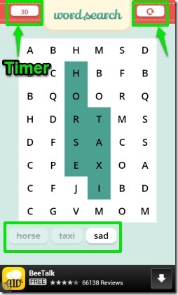 Word Search-timer