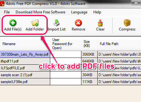 add PDF files