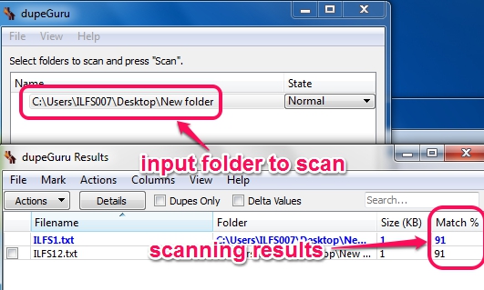 find duplicate files or similar files