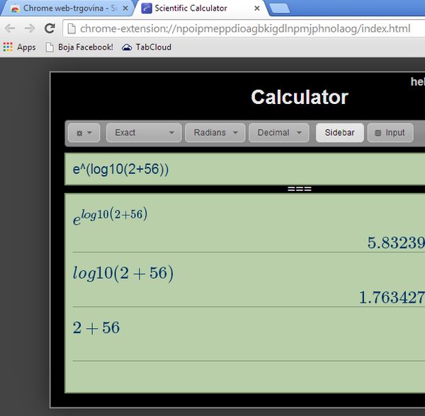 offline scientific calculator apps google chrome