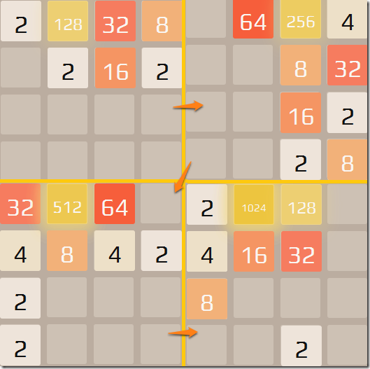 2048Desktop-Various Positions