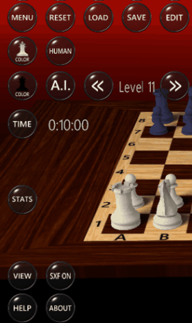 3D chess game - Menu Option