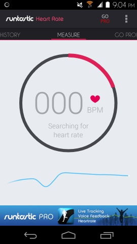 Free Heart Rate Monitor For Android Runtastic Heart Rate For Android