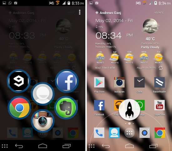 Get Quick Access To Your Favorite Apps with Slide Launcher for Android