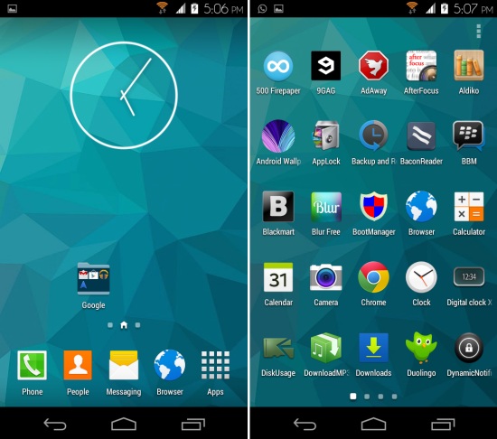 Get Samsung Galaxy S5 Launcher On Any Android Device S launcher For Android