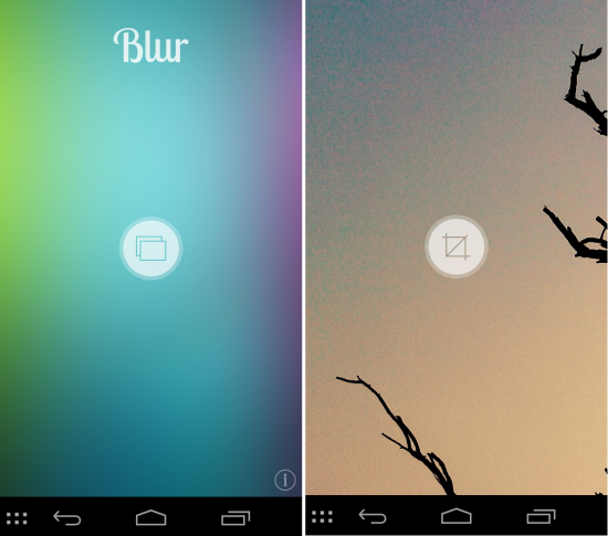 How to blur wallpapers on Android with Blur App