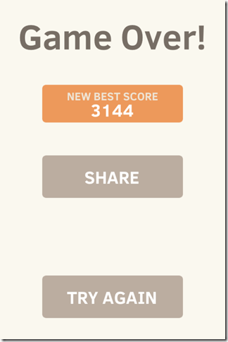 2048 Game Over