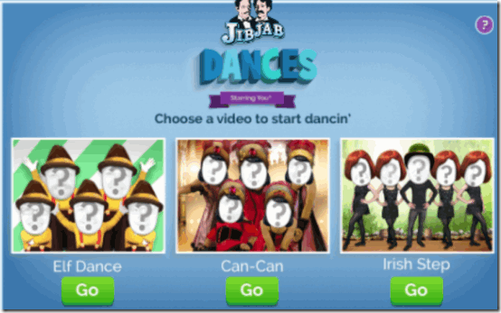 JabJab Dances Homepage