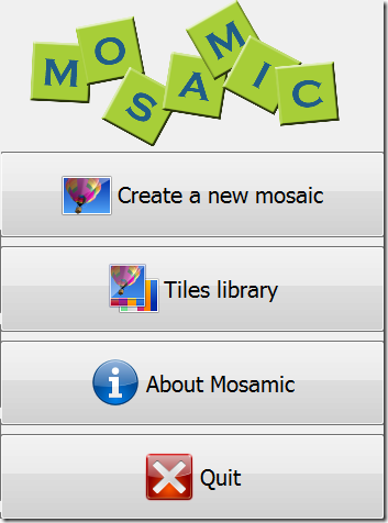 Mosamic-Home Screen