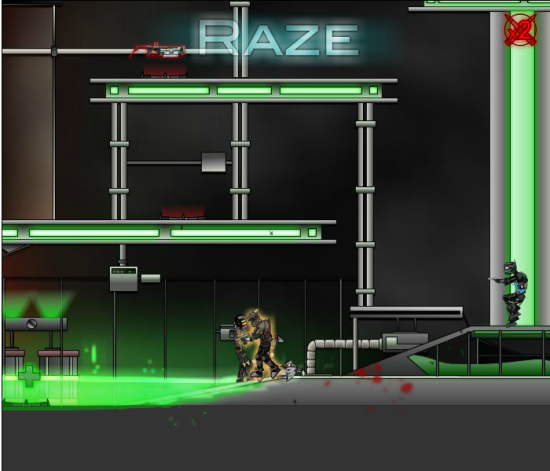 Raze Game Interface