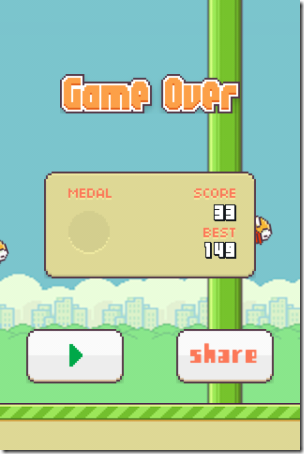 Score In Flappy Smash