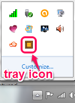 Taskbar AutoHide Control tray icon
