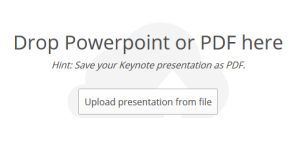 Upload your presentation