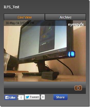 Webcam Broadcast on Website