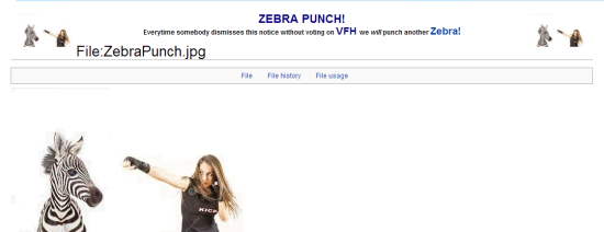 Zebra Punch Page