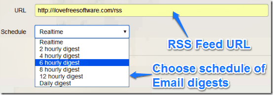 adding and scheduling digests