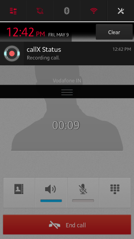 call being recorded
