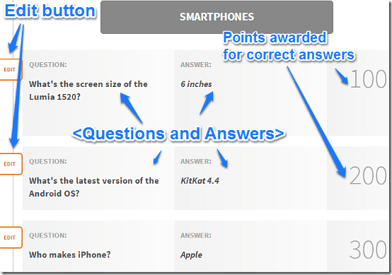 create board flipquiz 2