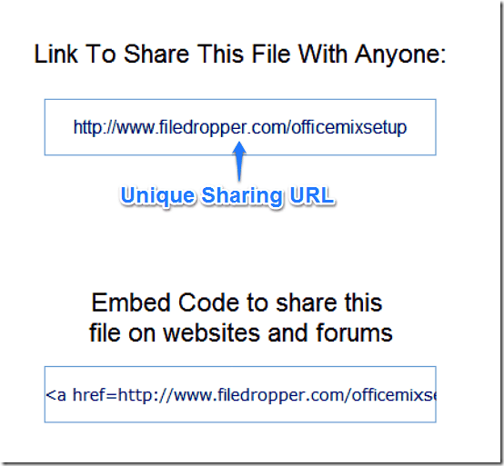 file dropper link