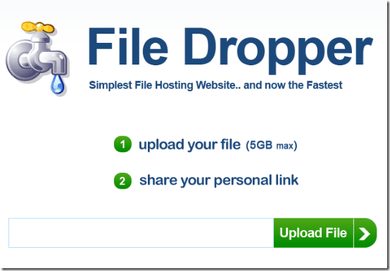 file dropper main ui