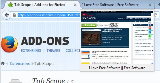 firefox addons managing tabs 1