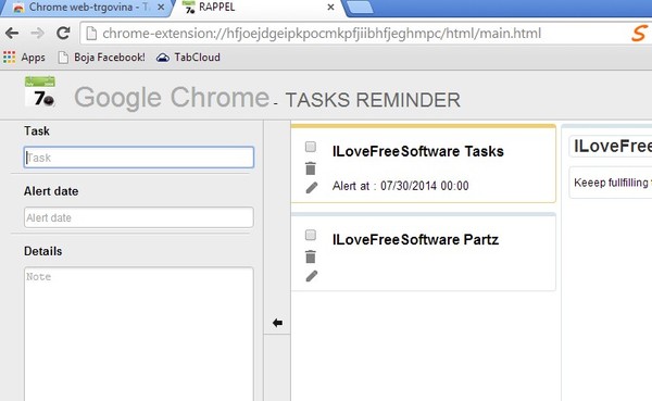 free reminder extensions google chrome 2