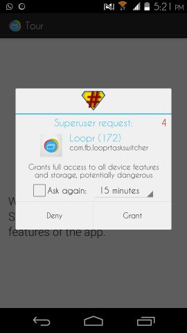 loopr for android root access