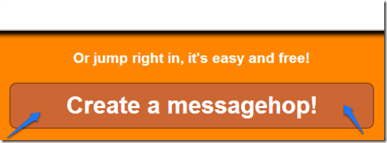 messagehop creation button