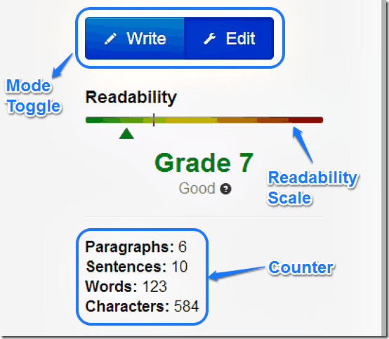 other ui elements hemingway