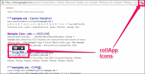 rollApp Chrome Extension