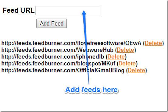 rss feeds add to profiles