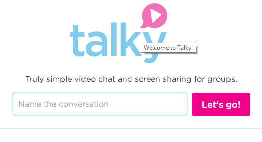 talky home page