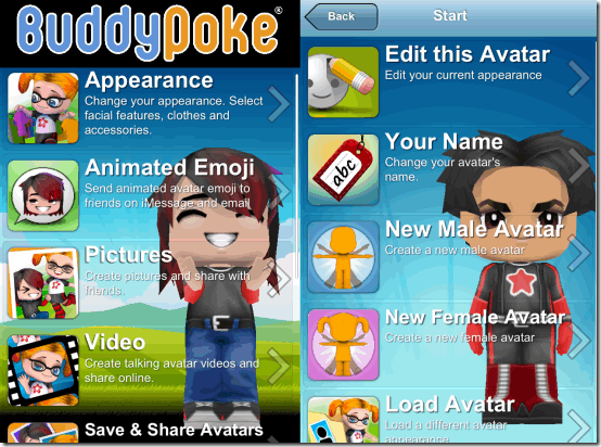 3D Avatar Creator: Free iPhone App To Create 3D Animated Avatars