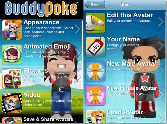 3D Avatar Creator Homepage