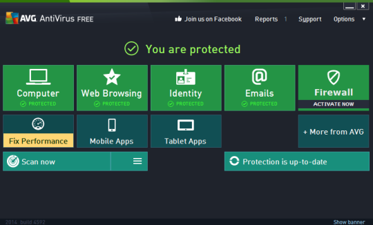 AVG AntiVirus free edition