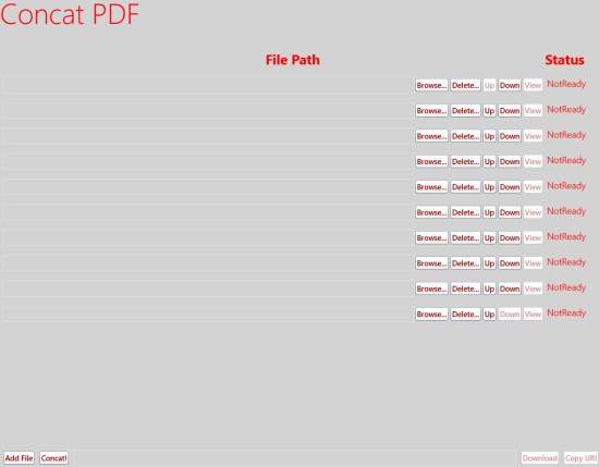 Concat PDF-Home