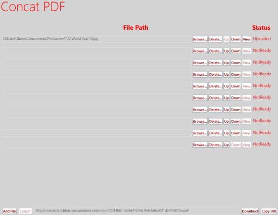 Concat PDF-Image To PDF