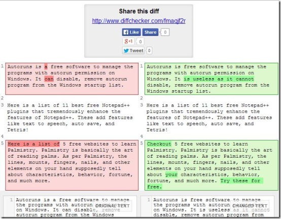 Diff Checker