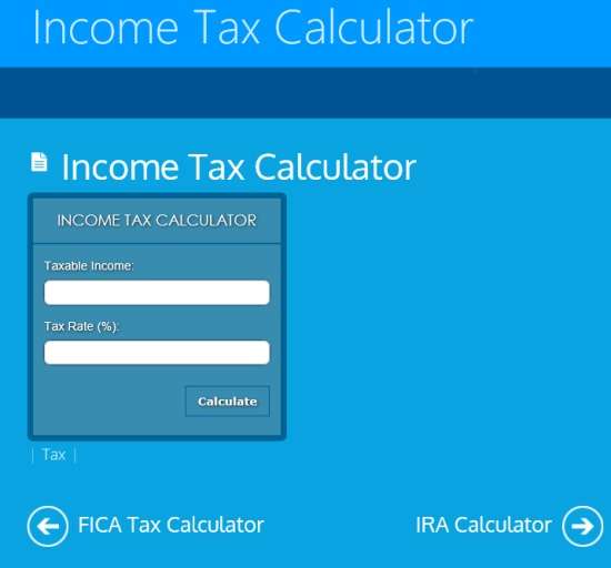 FinanceSum-Tax calculator