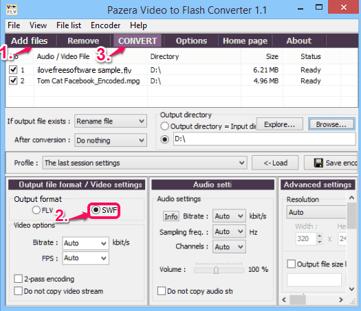Flash Converter - Pazera Video To Flash Converter