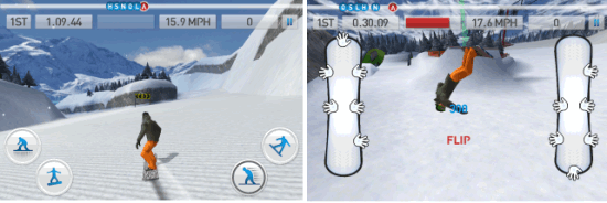 Fresh Tracks Snowboarding Gameplay