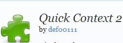Firefox Add-on To Auto Open Context Menu For Selected Text Quick Context 2