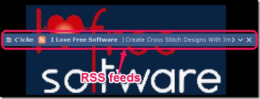 RSS Ticker - Desktop Ticker