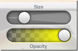 Size and Opacity