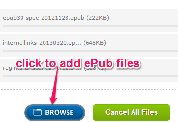 add ePub files