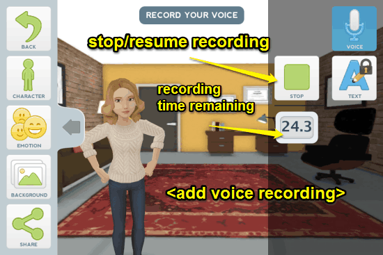 add voice recording