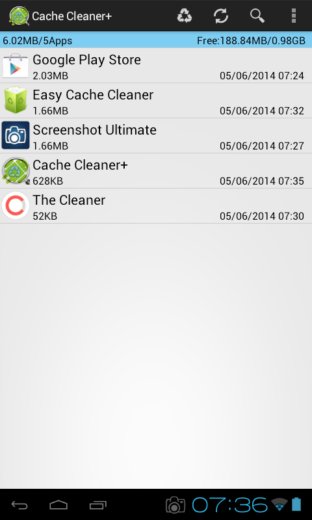 app cache cleaner apps android 5