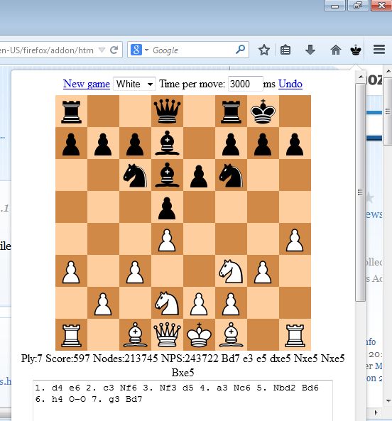 chess addons mozilla firefox