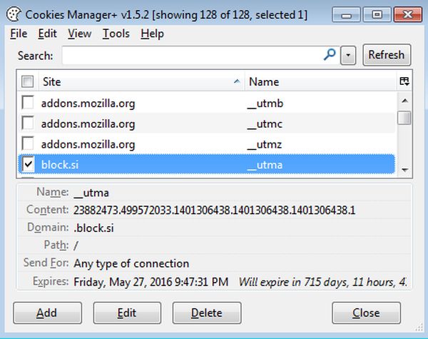 cookie manager addons mozilla firefox 3