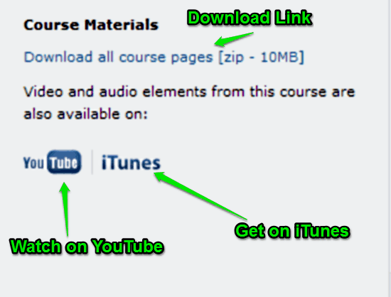 course download
